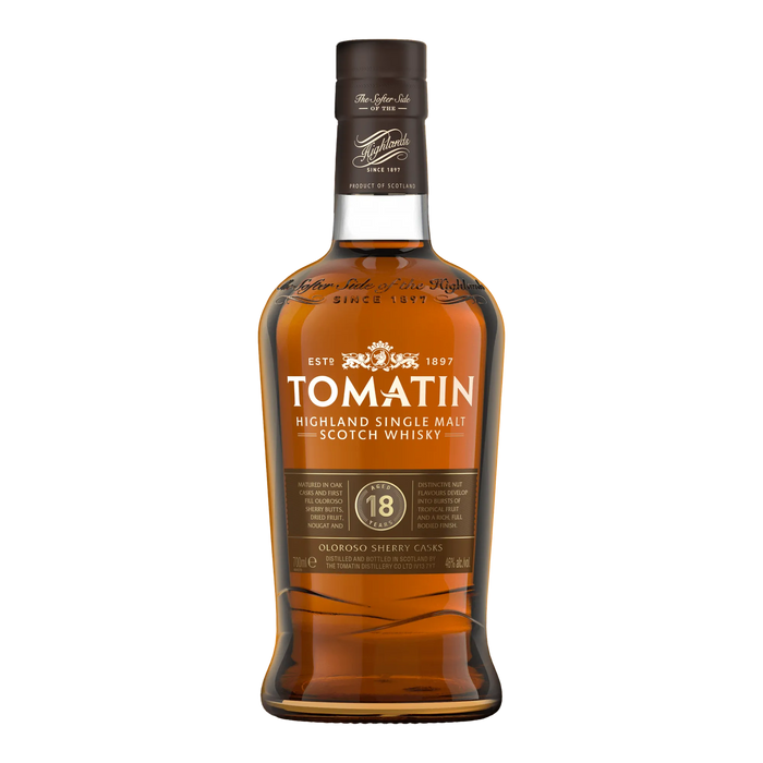 Tomatin 18 Year Old Highland Single Malt Scotch Whisky
