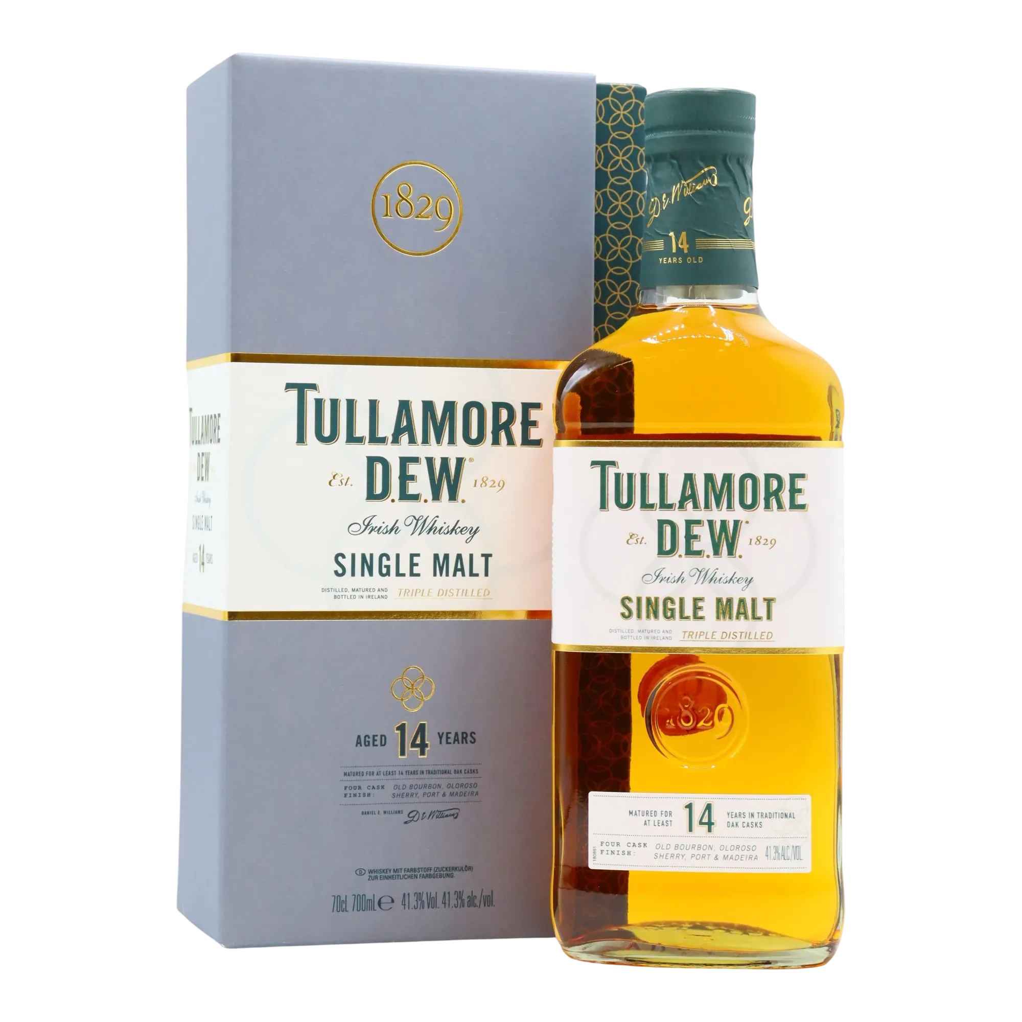 Tullamore D.E.W. 14 Year Old Single Malt Irish Whiskey