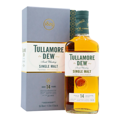 Tullamore D.E.W. 14 Year Old Single Malt Irish Whiskey
