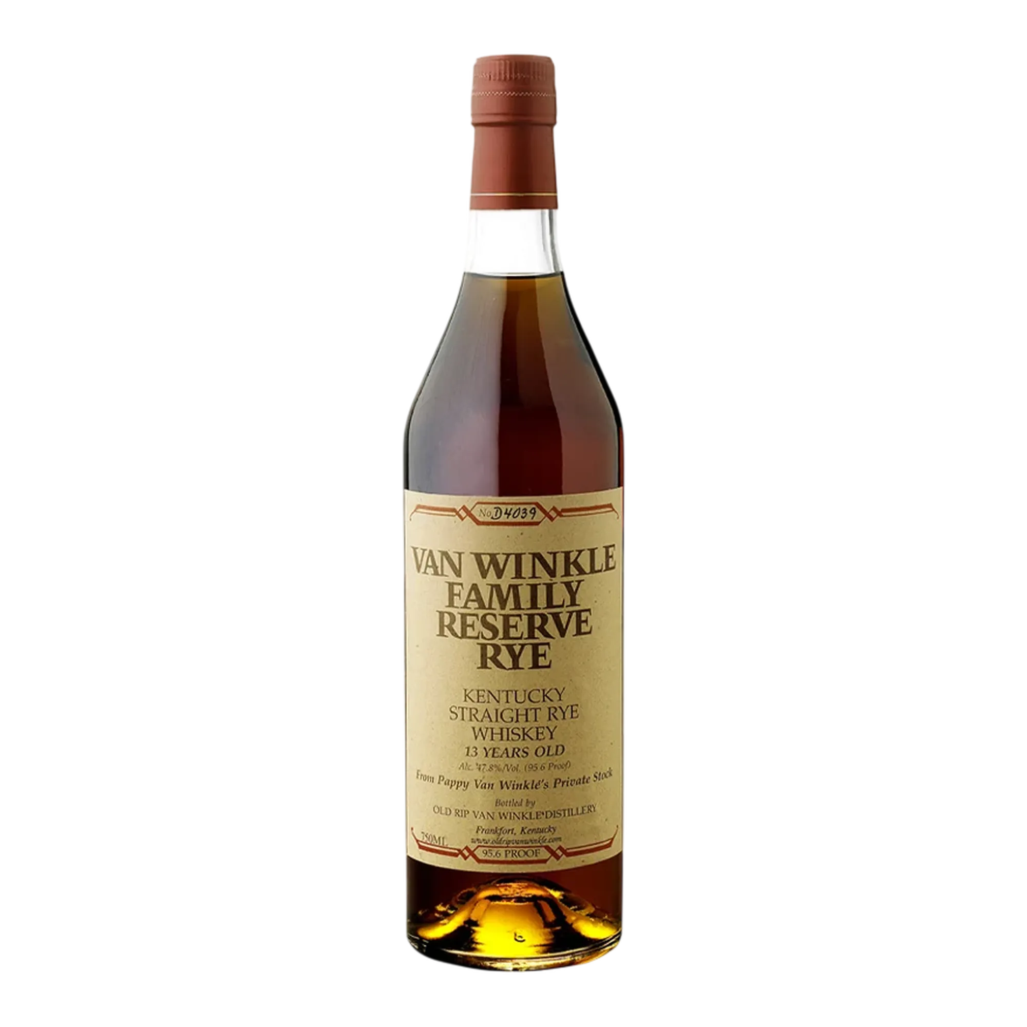 Van Winkle Family Reserve 13 Year Old Rye Whiskey
