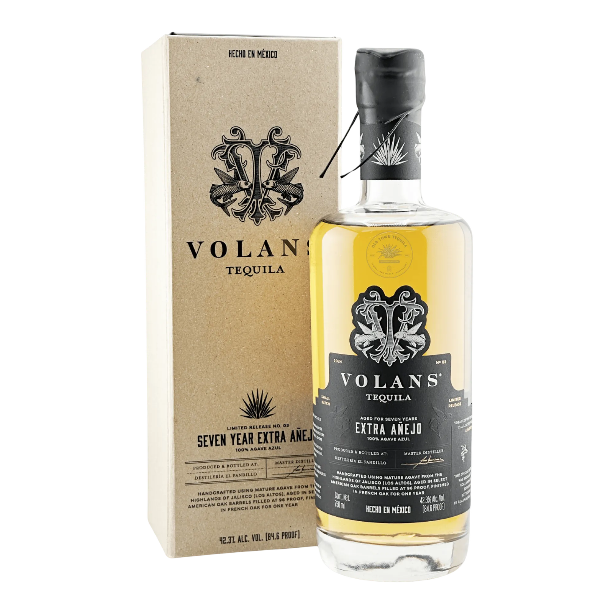 Volans 7 Year Old Extra Añejo Tequila