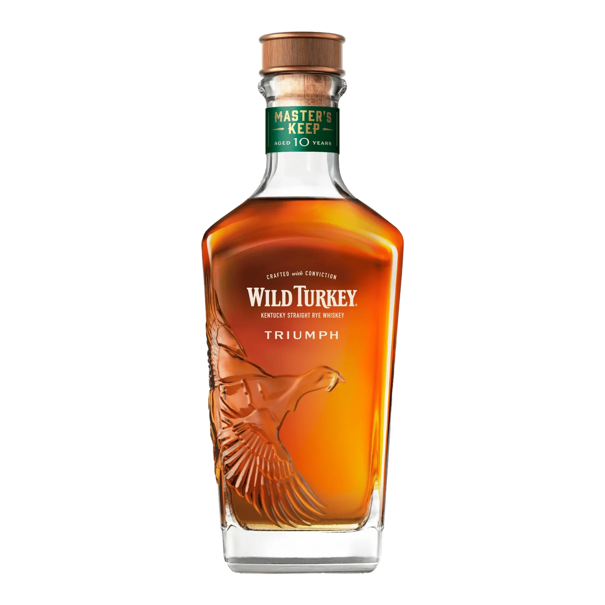 wild turkey master s keep triumph 10 year old straight rye whiskey