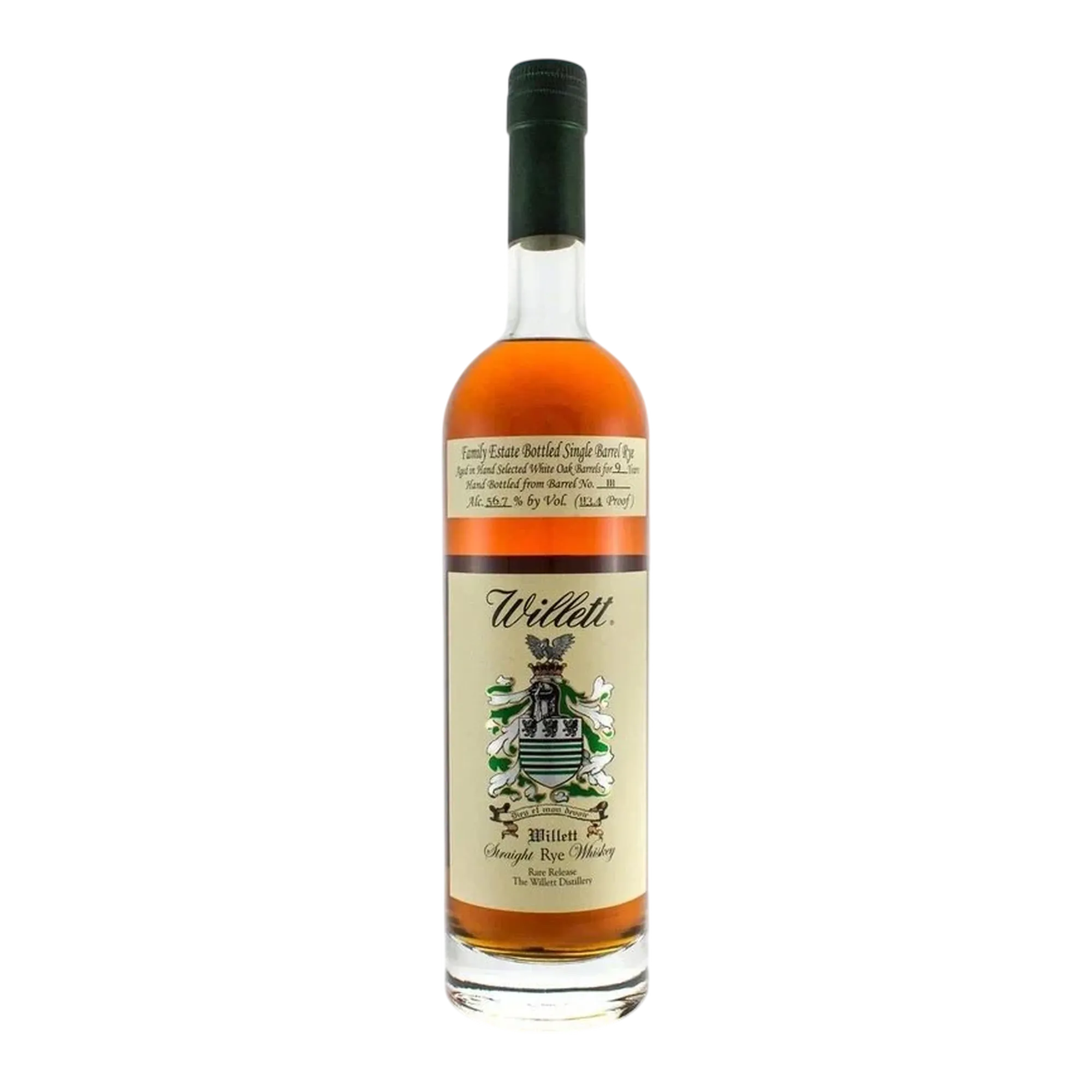 Willett Family Estate Floryeda 9 Year Old Single Barrel Rye Whiskey