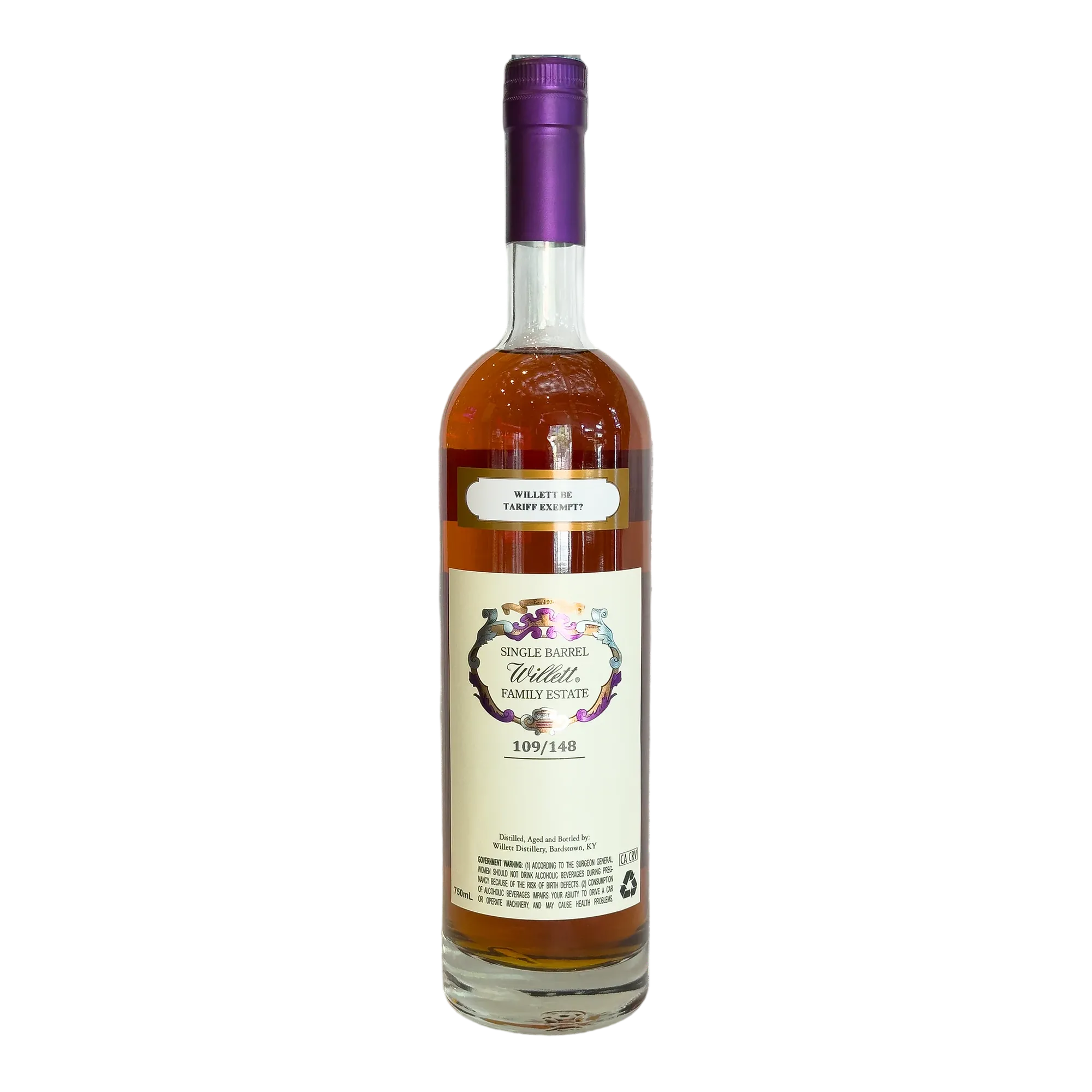 Willett Family Estate Ryeami Vice 12 Year Old Single Barrel Whiskey