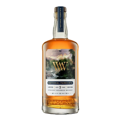 Wyoming Whiskey National Parks No. 5 Limited Edition 5 Year Old Straight Bourbon Whiskey 96 Proof